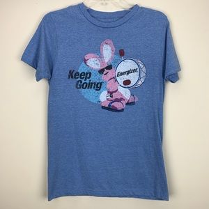 Energizer Bunny “Keep Going” Blue T-Shirt Sz S
